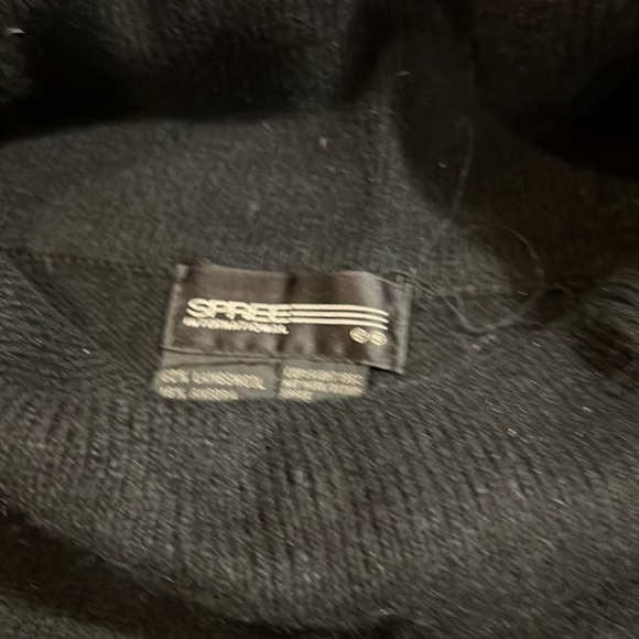 Very nice good condition black & gold cowl neck sweater by Spree. - Picture 5 of 10